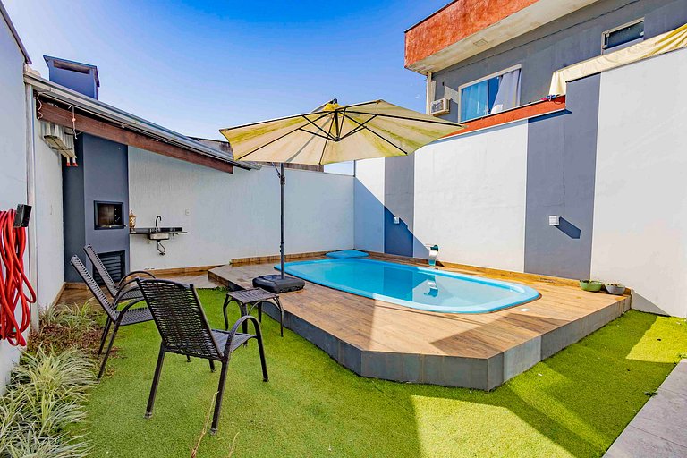 Sobrado c/ Piscina em Itajuba | 3Qts+Ar e Churras