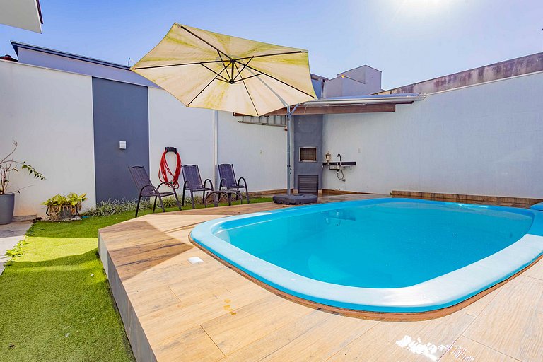 Sobrado c/ Piscina em Itajuba | 3Qts+Ar e Churras