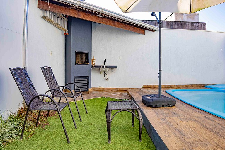 Sobrado c/ Piscina em Itajuba | 3Qts+Ar e Churras