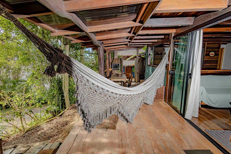 Cabana c/ Varanda, Churrasqueira e Vista