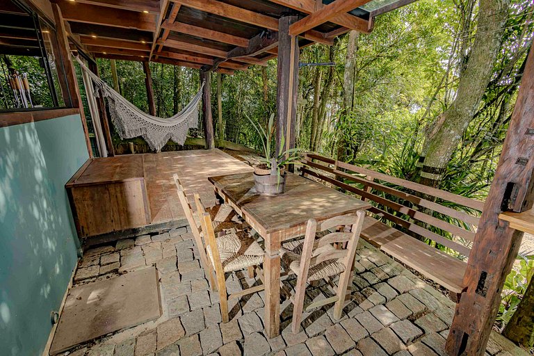 Cabana c/ Varanda, Churrasqueira e Vista