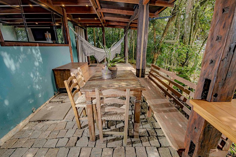 Cabana c/ Varanda, Churrasqueira e Vista