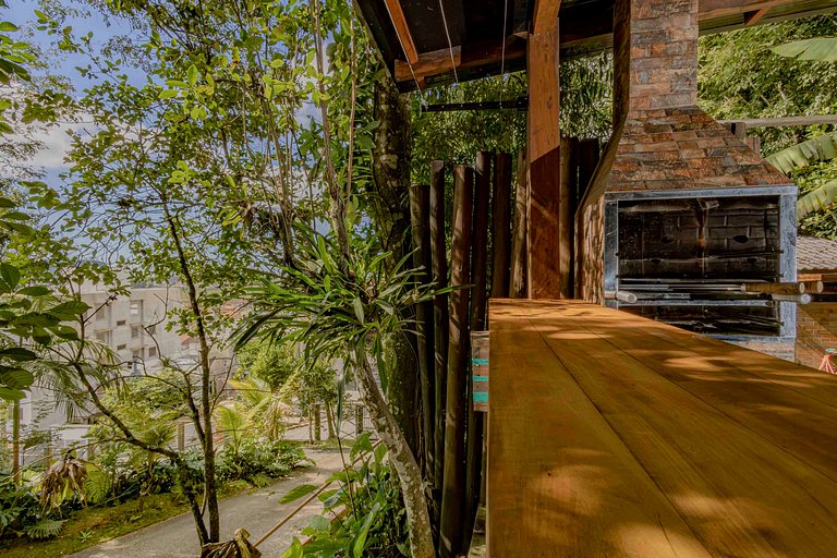 Cabana c/ Varanda, Churrasqueira e Vista