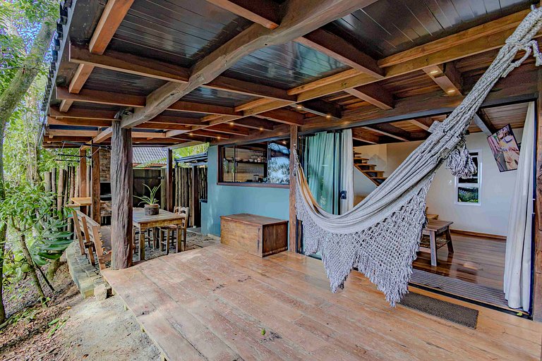 Cabana c/ Varanda, Churrasqueira e Vista