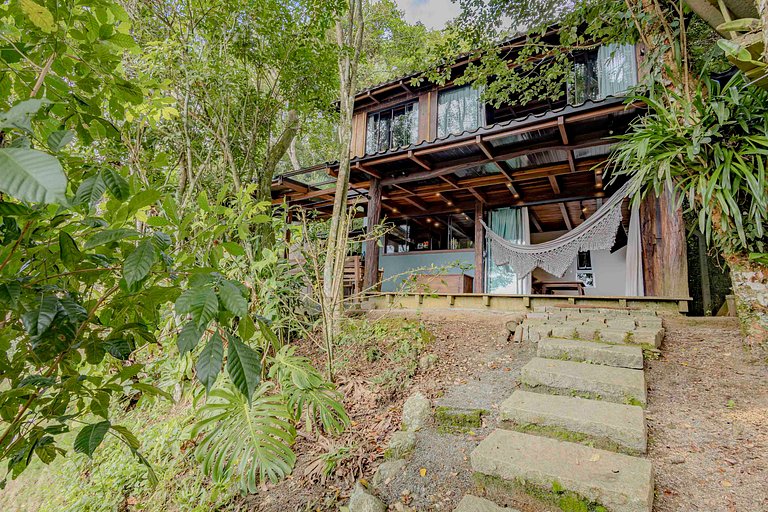 Cabana c/ Varanda, Churrasqueira e Vista Mar
